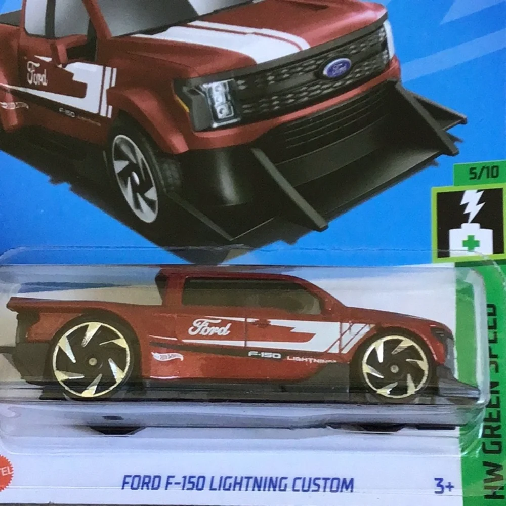 Hot Wheels Ford F150 Lightning Custom Truck Electric Vehicle Hotwheels EV 2024